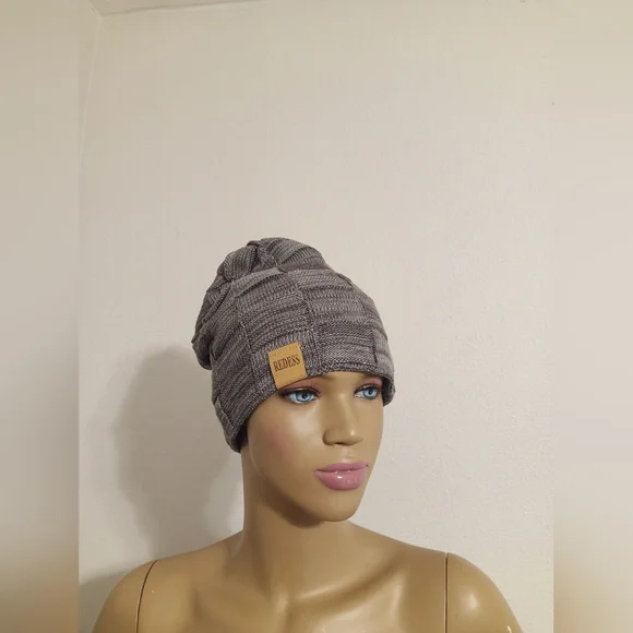 Gray Slouchy Beanie - Picture 3 of 4